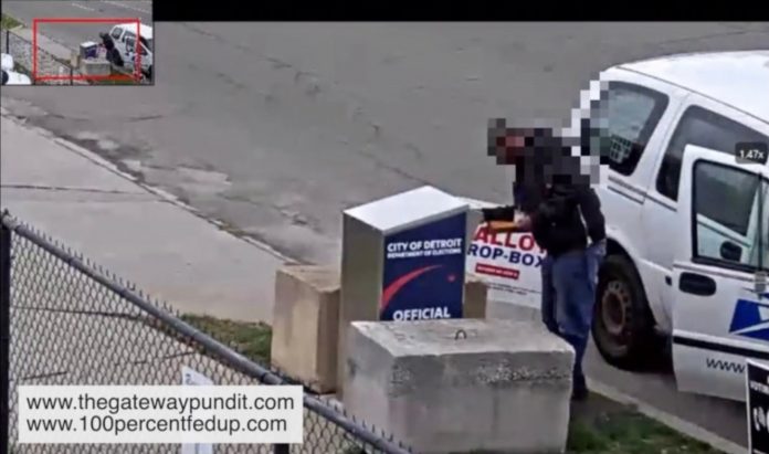 hey,-bill-barr!-…-breaking:-surveillance-video-shows-man-wearing-street-clothes-exiting-passenger-seat-of-post-office-truck-in-detroit-…-dumps-stack-of-ballots-in-dropbox-twice!-[video]