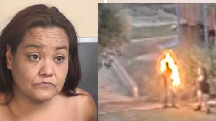 outrageous-video:-california-woman-throws-gasoline-on-man-and-sets-him-on-fire-during-argument-in-park