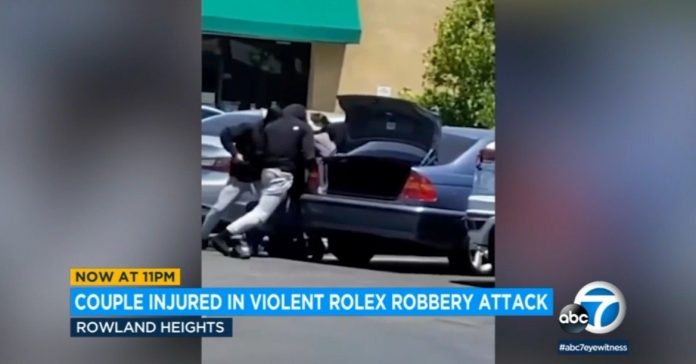 socal:-armed-robbers-pistol-whip-asian-couple,-rob-man-of-$60,000-rolex-in-broad-daylight-attack-(video)