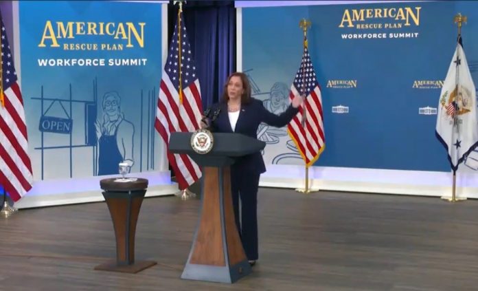 kamala-harris-delivers-word-salad-at-american-rescue-plan-workforce-development-summit-(video)