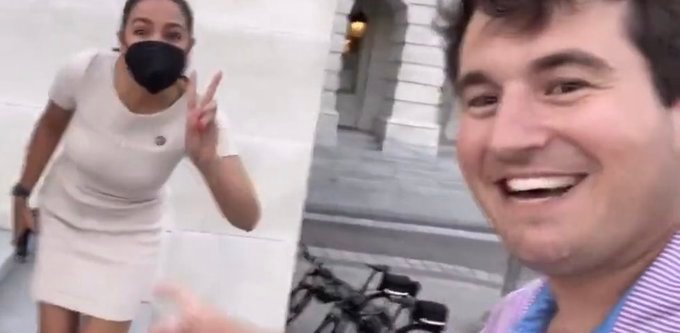 drama-queen-aoc-claims-she-was-going-to-“deck”-comedian-who-catcalled-her-on-capitol-steps–-here’s-video-of-what-really-happened