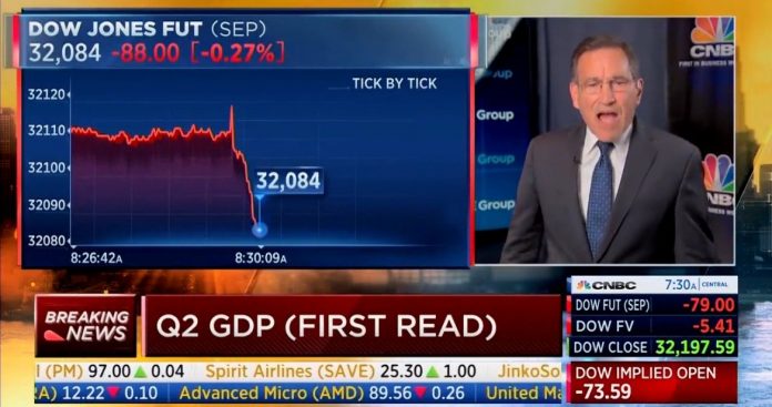 “oh-my-gosh!”–-cnbc’s-rick-santelli-reacts-to-second-quarter-gdp-drop,-blasts-biden-regime-for-trying-to-redefine-recession-(video)