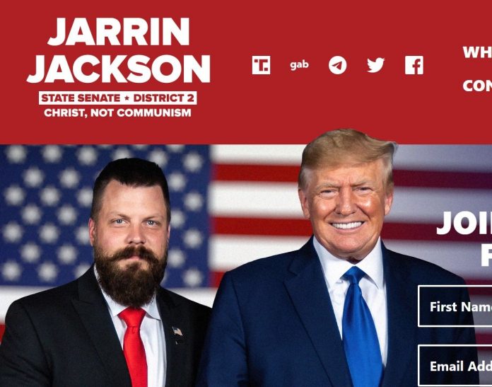 america-first-firebrand-state-senate-candidate-jarrin-jackson-takes-on-the-soros-funded-media-in-oklahoma,-election-tuesday