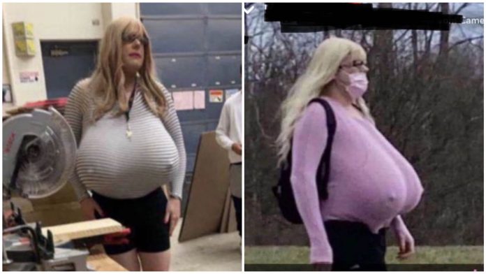 ontario-transgender-high-school-teacher-wears-massive-fake-breasts-to-school-in-front-of-young-students