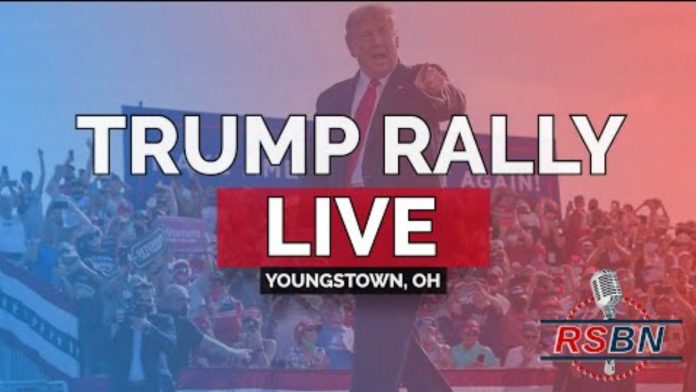 president-trump-to-speak-in-youngstown,-ohio-at-7:00-pm-eastern-supporters-camp-out-for-hours