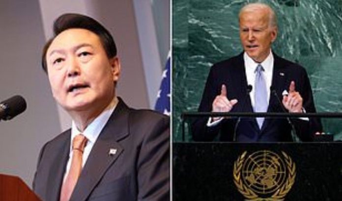 south-korean-president-yoon-caught-on-hot-mic-calling-congress-‘f-*-ckers’-who-could-‘humiliate’-biden-following-joe-biden’s-un-speech