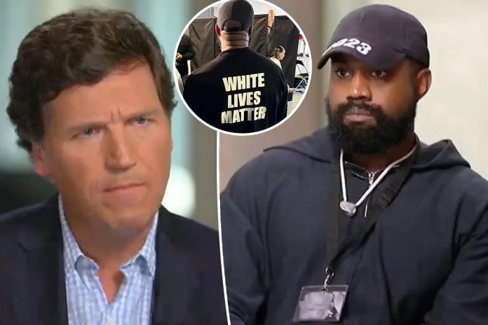 wokeness-at-its-worst:-jpmorgan-chase-kicks-kanye-west-to-the-curb-following-tucker-interview,-“white-lives-matter”-t-shirts-in-paris,-controversial-twitter-post