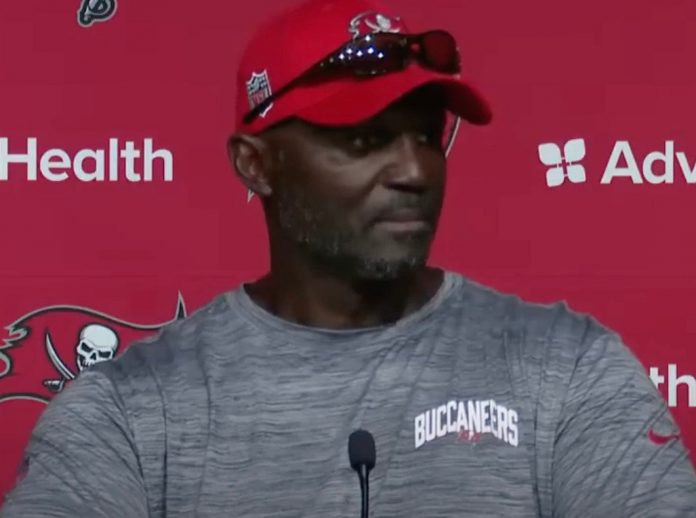 must-see:-buccaneers-head-coach-todd-bowles-asked-about-his-blackness-by-woke-liberal-reporters–-delivers-humiliating-response