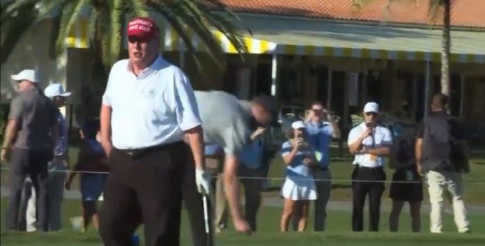 “do-you-think-biden-could-do-that?”-trump-trolls-joe-biden-after-excellent-round-at-liv-pro-am-tournament-(video)