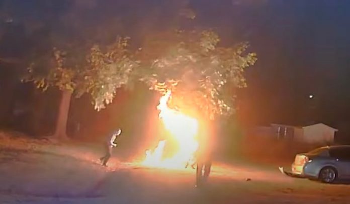 crazy-video:-arkansas-man-catches-fire-while-being-tased-after-high-speed-police-chase