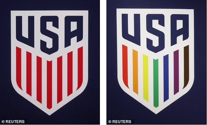 united-states-team-redesigns-crest-with-lgbtq+-rainbow-stripes-ahead-of-world-cup-in-qatar