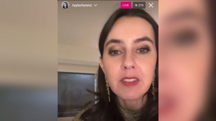 cry-bully-taylor-lorenz-flustered-on-her-livestream-after-libs-of-tiktok-confronts-her–-had-to-abruptly-end-livestream-after-reading-comments-(video)