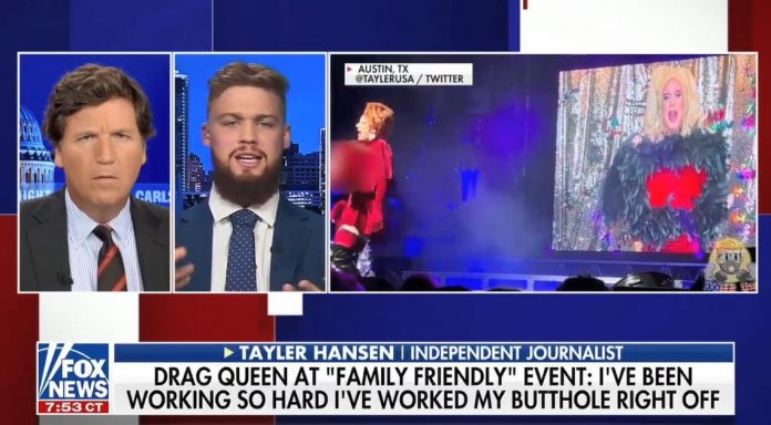 tayler-hansen-on-tucker-carlson:-no-dads-were-at-the-christmas-drag-show–-“mostly-single-mothers-who-happen-to-be-obese”-(video)