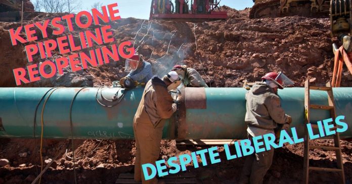 keystone-pipeline-allowed-to-reopen,-media-continues-lying-about-spill