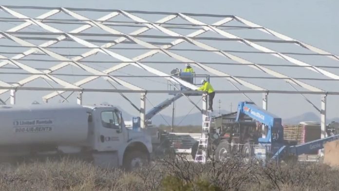 enormous-tent-erected-at-border-as-title-42-sets-to-expire