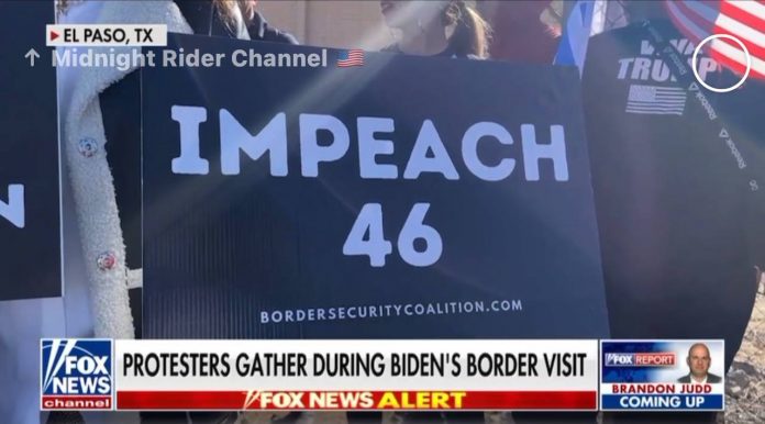 “impeach-46”–-hundreds-of-protesters-greet-joe-biden-in-el-paso-in-his-first-visit-to-open-border-(video)