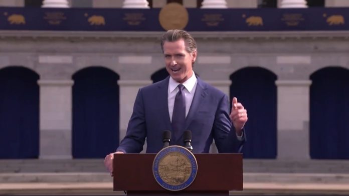 guv-newsom-at-inauguration-for-his-second-term:-“california-is-the-true-freedom-state”-(video)