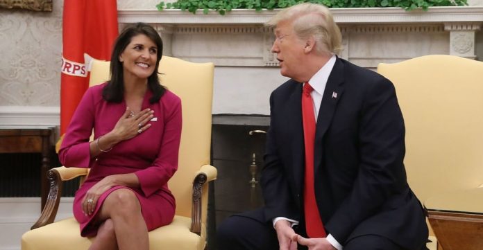 trump-posts-video-of-nikki-haley-promising-not-to-run-if-trump-runs–-“nikki-has-to-follow-her-heart,-not-her-honor”