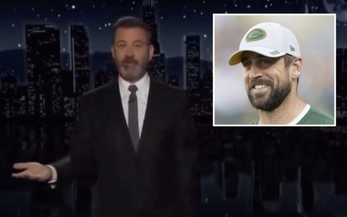 why-is-late-night-bully-jimmy-kimmel-mocking-green-bay-packers-qb-aaron-rodgers-for-mentioning-upcoming-release-of-jeffrey-epstein-client-list?-[video]