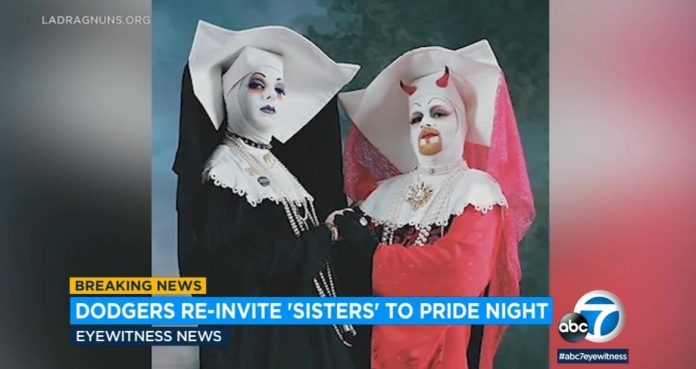 los-angeles-dodgers-apologize,-re-invite-anti-catholic-‘sisters-of-perpetual-indulgence’-trans-nuns-to-pride-night–-fans-respond