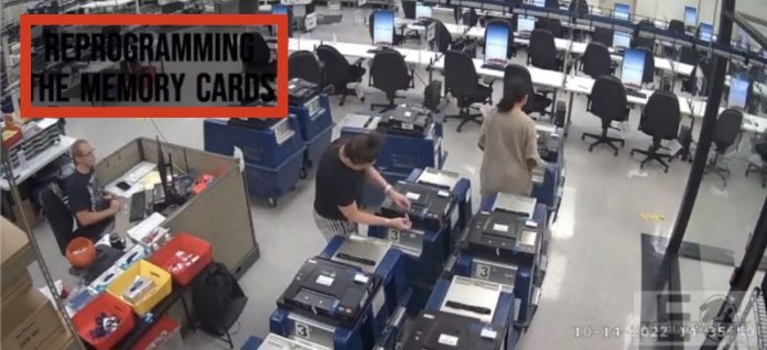 brand-new-video-evidence:-maricopa-county-elections-officials-illegally-burglarize-sealed-election-machines-after-they-were-certified-and-before-the-election–-inserting-reprogrammed-memory-cards–-must-see!