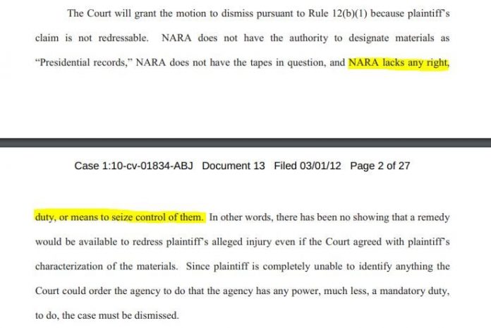 another-bogus-attack:-dc-court-already-ruled-in-2012-case-on-trump’s-right-to-hold-white-house-documents–-in-their-ruling-on-bill-clinton’s-right-to-hold-secret-tapes-in-his-sock-drawer