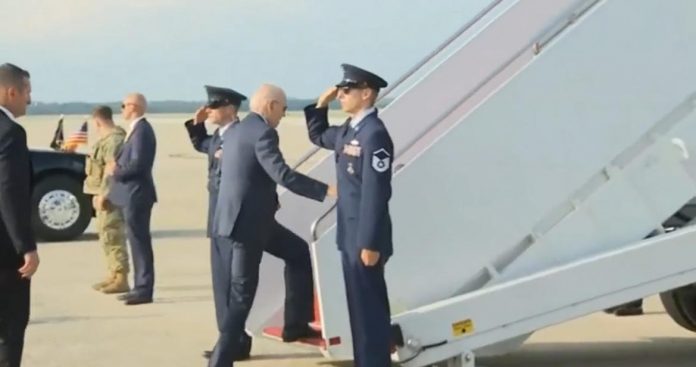 enjoy:-joe-biden-takes-no-questions-and-fails-to-salute-as-he-leaves-for-another-weekend-vacation