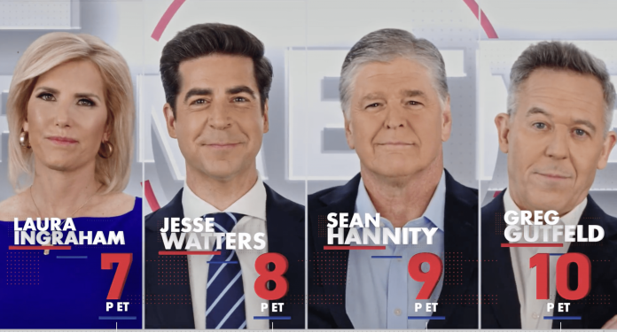 fox-news-releases-promo-video-of-rehashed-primetime-lineup–-takes-veiled-jab-at-tucker-carlson-in-updated-slogan:-“the-right-voices-at-the-right-time”-(video)