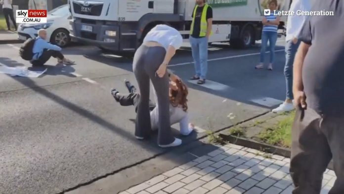 going-viral:-german-woman-drags-global-warming-idiot-off-the-road-by-her-hair–-twice!-(video)