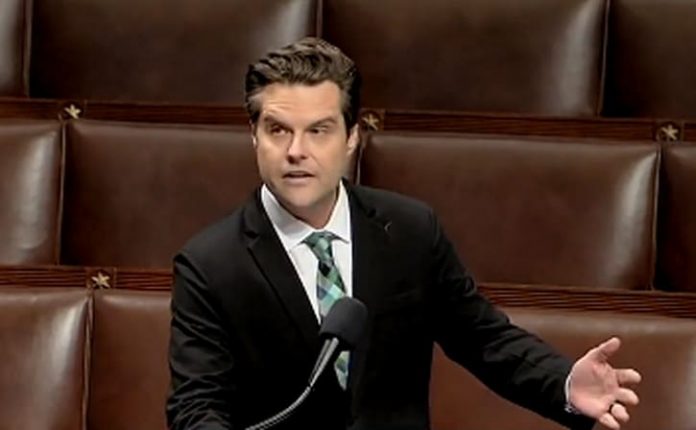 mic-drop:-matt-gaetz-blasts-government-spending-and-senator-bob-menendez-in-one-classic-line-(video)