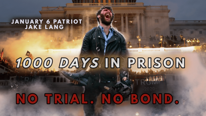 dreadful-milestone:-1000-days-incarcerated-without-any-trial-for-jan-6-political-prisoner-jake-lang–-his-new-documentary-‘patriots-day’-drops-today!