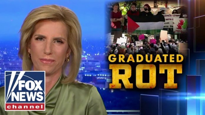 laura-ingraham-slams-higher-education-over-disgusting-campus-displays-of-support-for-hamas-(video)