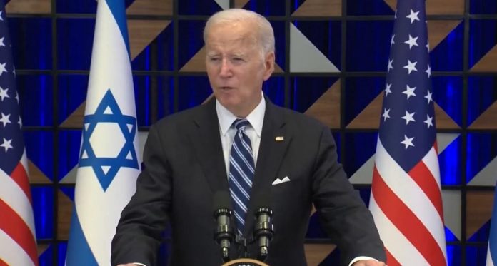 joe-biden-reads-weak-message-from-teleprompter-to-warn-iran-(video)