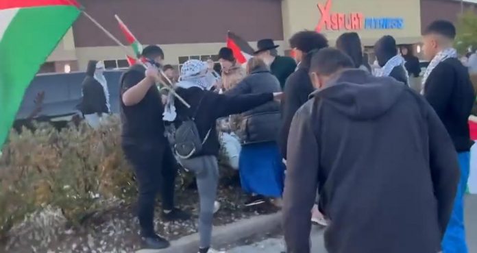 “i-was-punched-repeatedly,-kicked-in-the-head”–-tpusa-member-violently-attacked-by-pro-hamas-mob-near-pro-israel-event-in-illinois-(video)