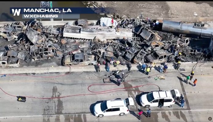 highway-apocalypse:-158-cars-crash-during-“super-fog”-conditions-in-louisiana-on-monday,-killing-a-minimum-of-seven-people–-weather-expert-reveals-what-caused-the-“super-fog”-(video)