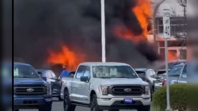 semi-truck-plows-into-utah-car-dealership-causing-huge-blaze