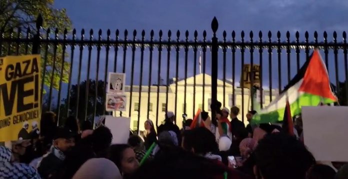 “no-major-incidents-reported”–-dc-police-after-pro-hamas-mob-attacks-white-house-gates,-defaces-statues,-damages-police-vehicles–-conservatives-respond