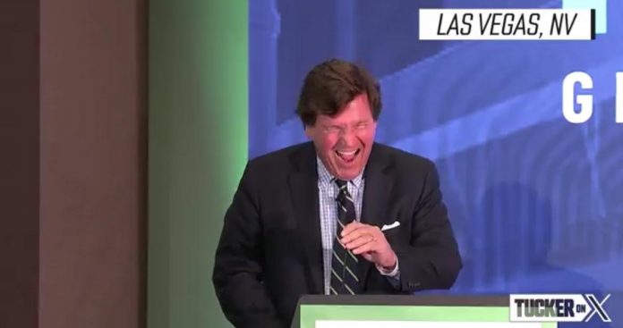 must-watch:-tucker-carlson-brings-your-house-down-in-las-vegas,-warns,-“the-next-year-is-going-to-resemble-…-nothing-we’ve-ever-seen”