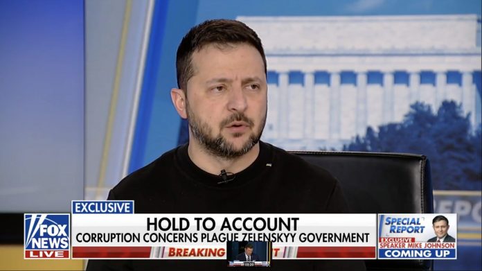 zelensky-appears-on-fox-news-begging-western-leaders-to-send-money-to-ukraine–-says-funding-the-war-in-ukraine-has-to-do-with-‘morality,’-not-economics-(video)