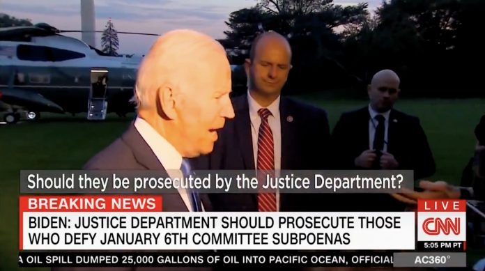 flashback:-watch-as-joe-biden-affirms-doj’s-duty-to-prosecute-anyone-who-defies-congressional-subpoena