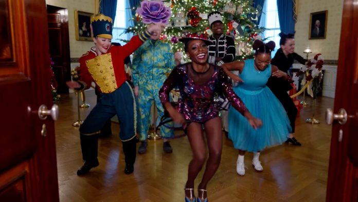 dance-troupe-in-jill-biden’s-wacko-christmas-video-promotes-abolition-of-police-and-prisons-and-educating-about-“white-privilege”-and-“white-fragility”