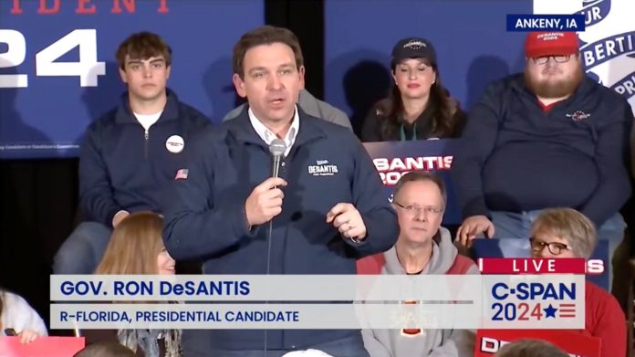 ron-desantis-criticizes-trump-on-eve-of-iowa-caucus–-accuses-him-of-self-serving-politician