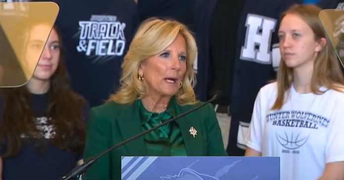 jill-biden-becomes-victim-of-poor-sign-placement-during-high-school-visit-in-utah