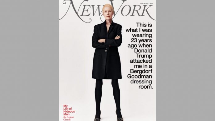 in-case-you-missed-it-…-new-york-magazine’s-guessing-game–-e.-jean-carroll’s-jacket-dress-comes-into-question–-trump-accuser-stumbles-during-testimony