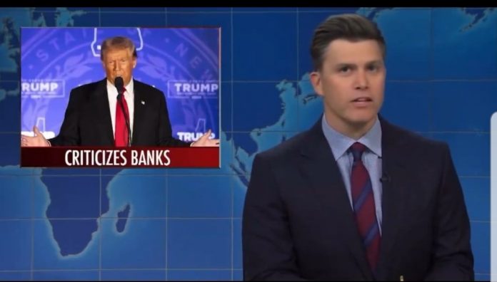 woke-snl-criticized-for-making-fun-of-president-trump’s-use-of-the-term-“de-banking”-(video)