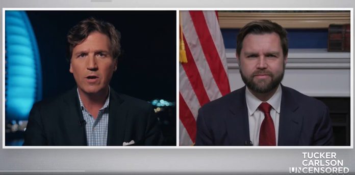 tucker-carlson-reacts-to-75-uniparty-senators-funding-ukrainian-regime-with-another-$60-billion–-senator-vance-weighs-in-(video)