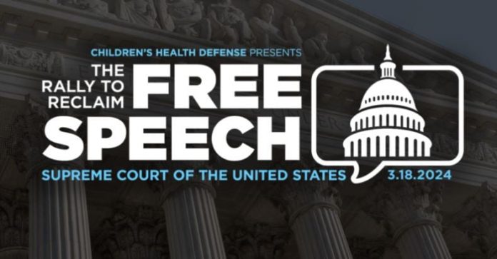 icymi:-thousands-to-rally-at-supreme-court-for-free-speech–-monday,-march-18,-2024–-with-children’s-health-defense,-liber-net,-brownstone,-flccc,-ican-and-the-gateway-pundit-as-co-sponsors