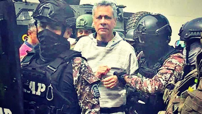 previous-ecuadorian-vp-jorge-glas,-arrested-in-raid-of-the-mexican-embassy,-taken-to-the-hospital-after-falling-ill-in-prison