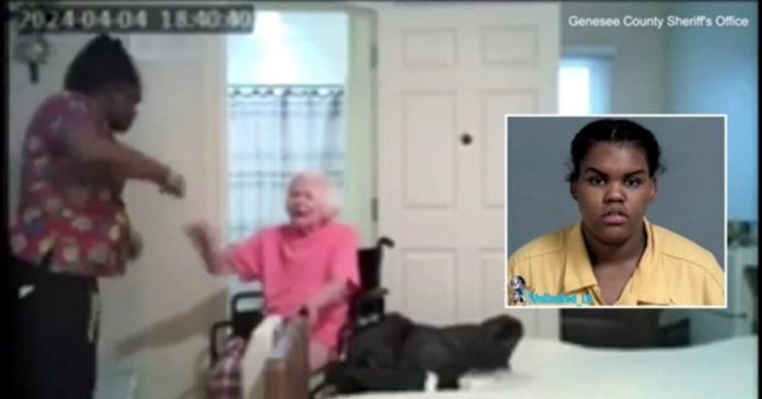 pure-evil:-michigan-caregiver-viciously-beats-helpless-93-year-old-dementia-patient-before-choking-her–-victim’s-daughter-reveals-how-family-caught-the-attack-on-tape-(video)