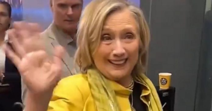 we-dodged-a-bullet:-hillary-clinton-shuffles-into-broadway-show-in-nyc-(video)